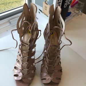 Call it spring strapped heels